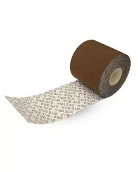 BYE-BRA - KÖRPERBAND 5 M X 6,5 CM + 3 PAAR BRAUNE NIPPELABDECKUNGEN