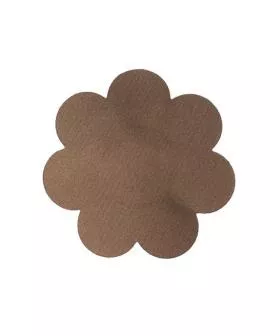 BYE-BRA - KÖRPERBAND 5 M X 6,5 CM + 3 PAAR BRAUNE NIPPELABDECKUNGEN