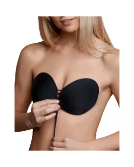 BYE-BRA - Trägerloser Lace-It Push-Up BH Schwarz Cup A