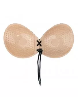 BYE-BRA - Verschlitzter Klebe-BH Bestickter Cup A