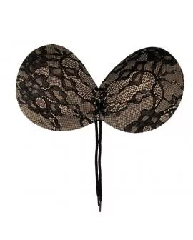 BYE-BRA - Verschlitzter Klebe-BH Bestickter Cup A