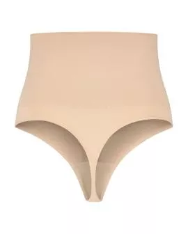 BYE-BRA -  TANGA BEIGE GRÖSSE XL