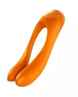 SATISFYER - CANDY CANE FINGERVIBRATOR ORANGE