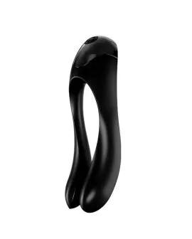 Satisfyer - Candy Cane Fingervibrator Schwarz