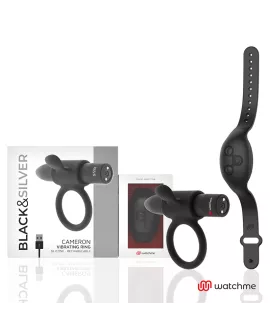BLACK&SILVER - CAMERON COCKRING-UHR MIT FERNBEDIENUNG