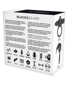 BLACK&SILVER - BURTON COCKRING-UHR MIT FERNBEDIENUNG