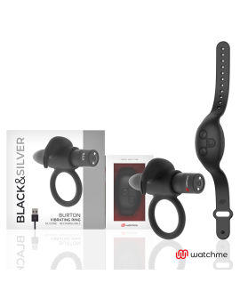 BLACK&SILVER - BURTON COCKRING-UHR MIT FERNBEDIENUNG