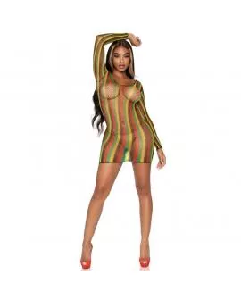 LEG AVENUE - RASTA MINIKLEID EINE GRÖSSE