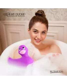 BIG TEASE TOYS - ICH RUBBE MEIN DUCKIE CLASSIC VIBRATING DUCK PURPLE
