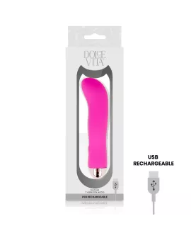 DOLCE VITA - AUFLADBARER VIBRATOR ZWEI ROSA 7 GESCHWINDIGKEITEN