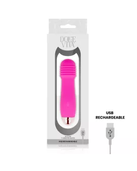Dolce Vita - Aufladbarer Vibrator Rosa 7 Geschwindigkeiten