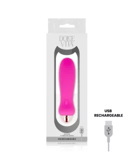 Dolce Vita - Aufladbarer Vibrator Rosa 7 Geschwindigkeiten