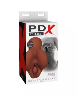 PDX Plus Doppelbrauner Masturbator - Erotik für Männer