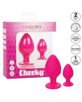 CALEXOTICS Cheeky Buttplug Rosa - Erotik Analplug
