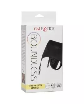 Calexotics - Boundless Tanga mit Garter S/M