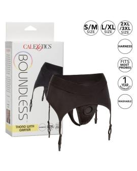 Calexotics - Boundless Tanga mit Garter S/M