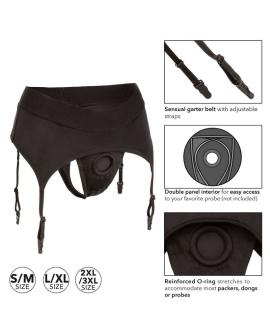 Calexotics - Boundless Tanga mit Garter S/M
