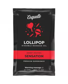 COQUETTE CHIC DESIRE - POCKET KISSABLE MASSAGEÖL MIT WÄRMEEFFEKT LOLLIPOP 10 ML