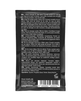 COQUETTE CHIC DESIRE - POCKET KISSABLE MASSAGEÖL MIT WÄRMEEFFEKT LOLLIPOP 10 ML