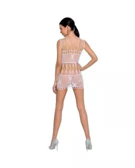 Passion Woman BS090 - Weißer Bodystocking Eine Größe