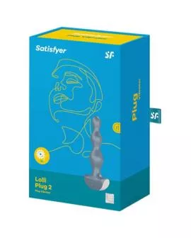 Satisfyer Lollipop Plug 2 - Vibrator Grau