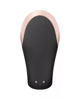 SATISFYER - DOUBLE LOVE LUXURY PARTNER VIBRATOR SCHWARZ