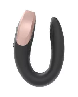 SATISFYER - DOUBLE LOVE LUXURY PARTNER VIBRATOR SCHWARZ