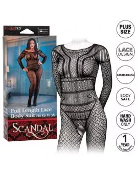 CALEXOTICS - SPITZEN-BODYSUIT IN ÜBERGRÖSSE