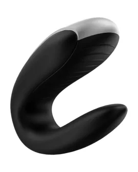 Satisfyer Double Fun Partner Vibrator - Schwarz