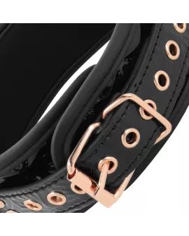 BEGME Black Edition - Premium Veganer Lederhalsband