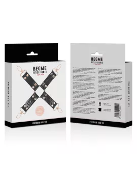 BEGME Black Edition - Vegane Leder-Hog-Krawatte