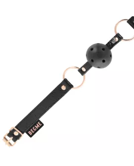 BEGME Black Edition Ballknebels - Veganes Leder