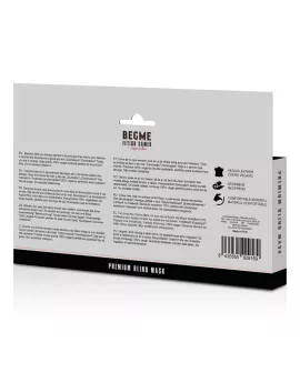 BEGME - Red Edition Premium Blindmaske mit Neoprenfutter