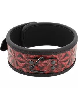 BEGME - Red Edition Vegan Lederhalsband mit Neoprenfutter