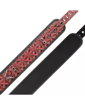 BEGME - Red Edition Vegan Lederhalsband mit Neoprenfutter