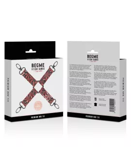 BEGME - Red Edition Premium Vegan Leder Schweinekrawatte