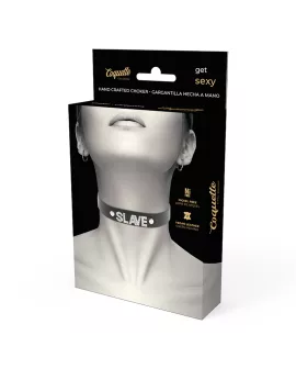 COQUETTE CHIC DESIRE - Sklaven-Halsband aus veganem Leder