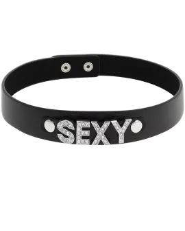 Coquette Chic Desire - Sexy veganes Leder-Halsband
