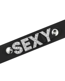 Coquette Chic Desire - Sexy veganes Leder-Halsband