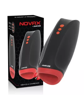JAMYJOB - NOVAX MASTURBATOR MIT VIBRATION UND KOMPRESSION