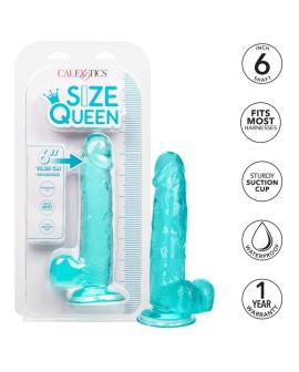 CALEXOTICS - Größe Königin-Dildo Blau 15,3 cm