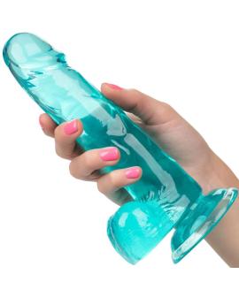 CALEXOTICS - Größe Königin-Dildo Blau 15,3 cm