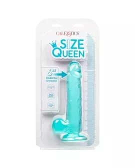 CALEXOTICS - Größe Königin-Dildo Blau 15,3 cm