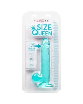 CALEXOTICS - Größe Königin-Dildo Blau 15,3 cm