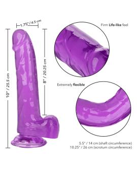 Calexotics - Größe Königin Dildo Lila 20,3 cm
