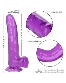 Calexotics - Größe Königin Dildo Lila 20,3 cm