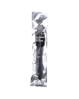 ALL BLACK - DUSCHE ANAL KLAPPBARES SILIKON 27 CM