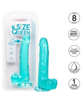Calexotics - Größe Königin-Dildo Blau 20.3 cm