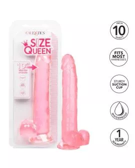 CalExotics - Größe Königin-Dildo Rosa 25.5 cm