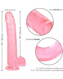 CalExotics - Größe Königin-Dildo Rosa 25.5 cm
